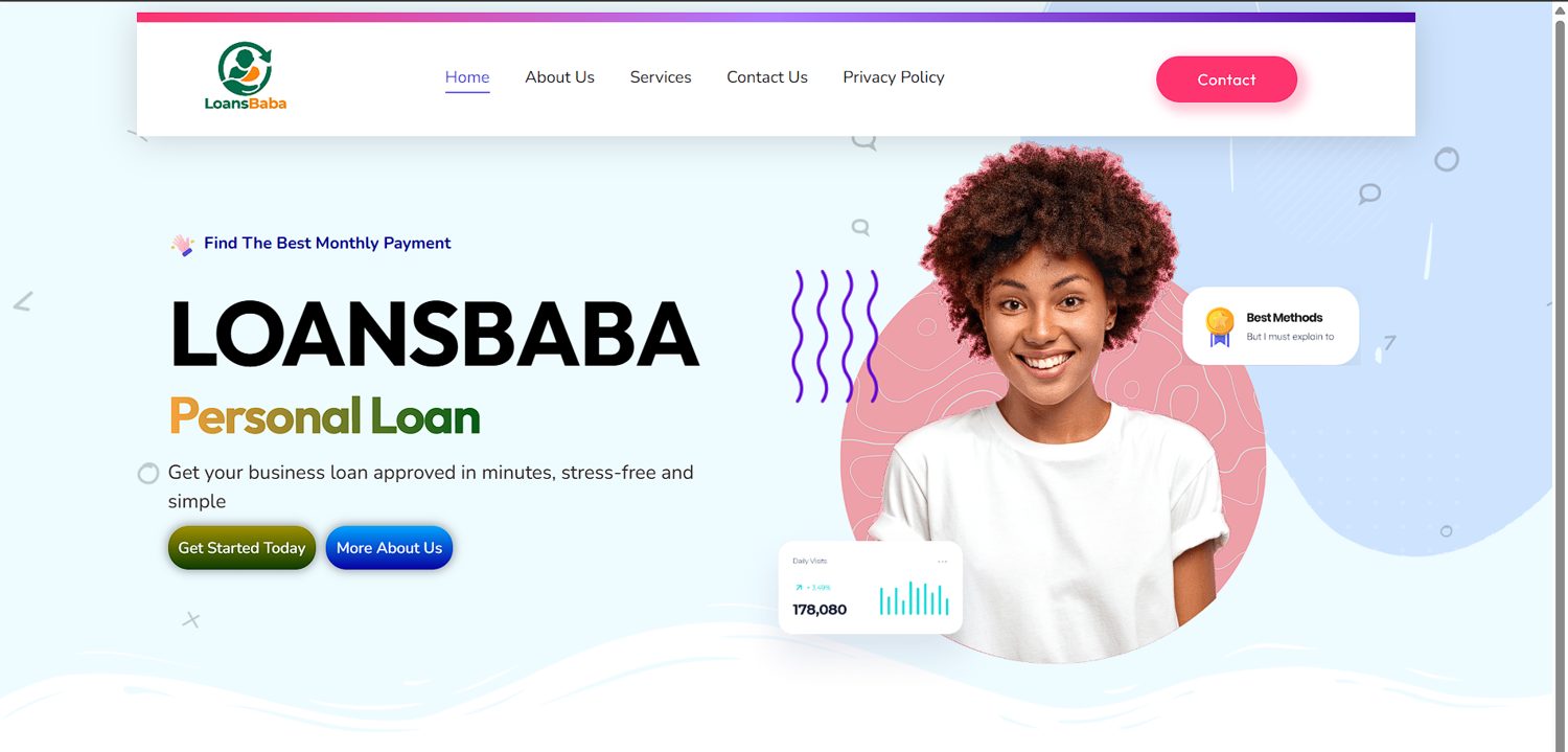 LoansBaba — loan origination platform built by BytePatch Technologies